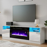 Mueble Para Tv Con Chimenea Eléctrica Led De 36 