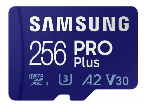 Memória Microsdxc Samsung Pro Plus 256g 4k Apenas No Blíster