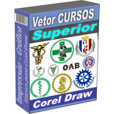 Vetores Símbolos Faculdade Profissão Logo Corel Draw