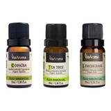 Kit Copaiba Melaleuca Lemongrass  Via Aroma Puro Natural