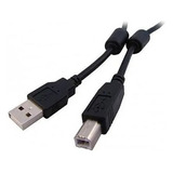 Cabo De Usb 2.0 Impressora Com Filtro 5mt Usb-ag-bg-5m Cor Preto