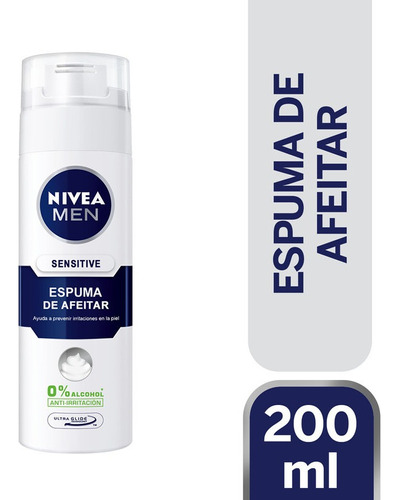 Espuma De Afeitar Nivea Men Sensitive 200 Ml