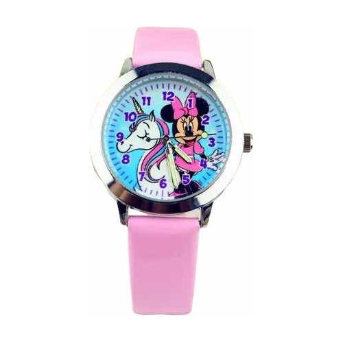 Reloj Minnie Y Unicornio Para Niñitas