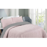 Cubrecama De Verano Quilt 1.5 Plazas (plaza Y Media) Rosa