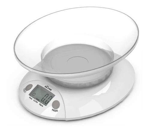 Balanza Digital De Cocina Silfab Con Bowl Recipiente 3kg 