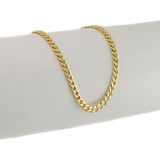 Pulseira Feminina Ouro 18k Grumet 3.3 18 Cm Garantia