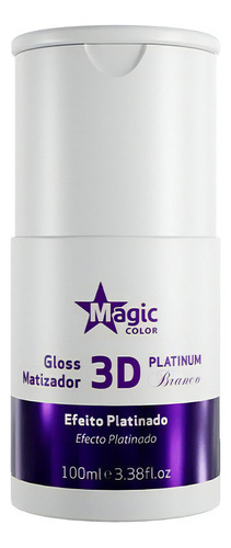 Magic Color Desamarelador Gloss 3d Platinum Branco 100ml