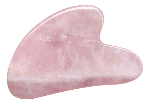 Fekuar Herramienta De Masaje Gua Sha De Cuarzo Rosa Natural