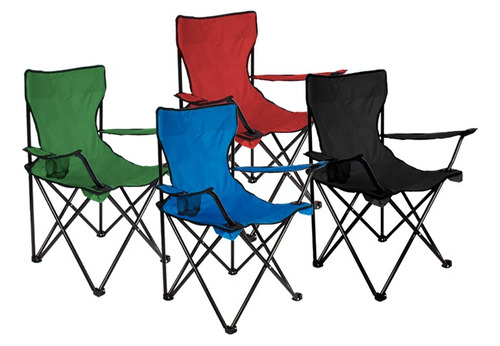 Silla Plegable De Camping O Playa Tela Oxford