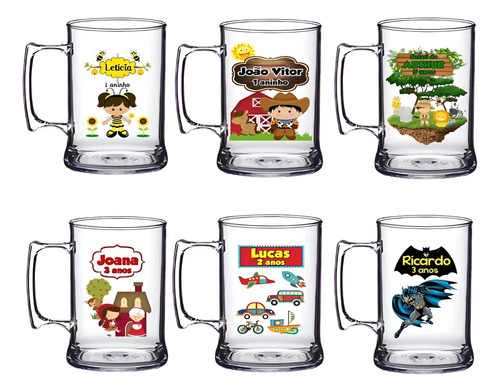 Caneca Acrílica Lembrancinha Personalizada Unicórnio 30 Uni | MercadoLivre