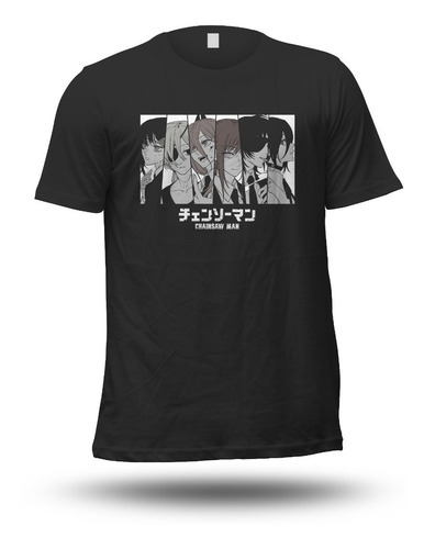 Playera Anime Chainsaw Man Manga N1 Power Makima Denji