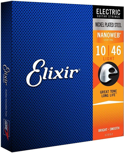 Cuerdas Elixir Originales 10-46 Nanoweb Guitarra Electrica