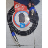 Cable Para Bafle Plug 6.3 A Neutrik Medida 6 Metros Fotos 