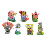 Spongebob Squarepants® 2  Aquarium Ornaments, 7-piece Set