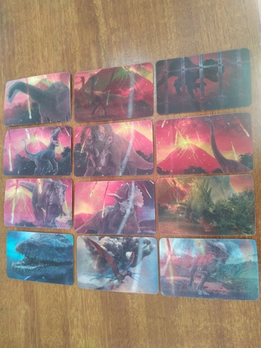 Figurinhas  Holográficas X Álbum Jurassic World 2018