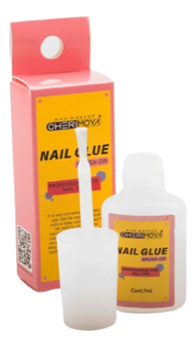 Nail Glue (pegamento De Tips) Cherimoya 10 Ml