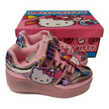 Tenis Patin Hello Kitty Led Rueda Originales Envío Gratis 