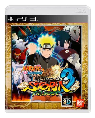 Jogo Seminovo Naruto Shippuden Ultimate Ninja Storm 3 Ps3