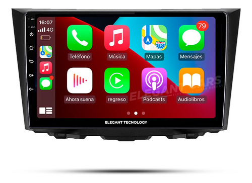 Autoradio Android Susuki Kizashi 2009-2015 4+64gb 8core Qled Foto 3