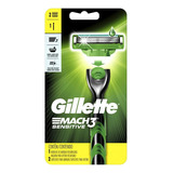 Gillette Mach 3 Sensitive Máquina Para Afeitar 1u