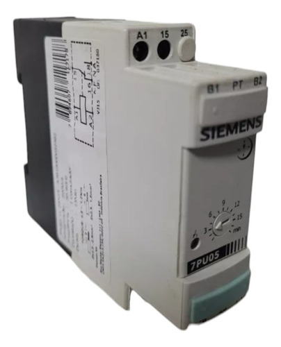 Rele Temporizador Siemens 7pu05 11-2an15 15min 220v 1na+1nf