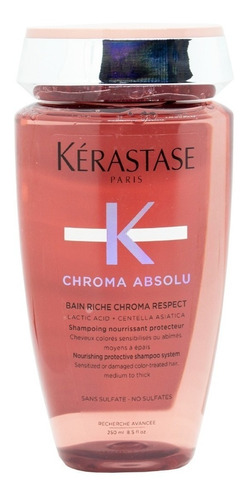 Kerastase Chroma Absolu Shampoo Bain Riche Teñidos 250ml