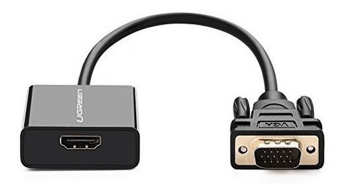 Ugreen Active Hdmi To Vga Adapter Con Conector De Audio De 3