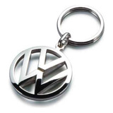 Volkswagen Llavero De Metal Plateado