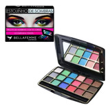 Box 12 Und Estojinho De Sombras 18 Lindas Cores  Bella Femme