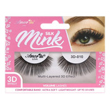 Pestañas Postizas Mink 3d Profesionales Naturales Amor Us Color 10 Espesor 10 Mm Largo 10 Mm Tipo De Curvatura D