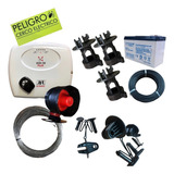 Kit  Central Cerco Electrificador Cercos Electrico 80 Metros