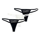 Pack X 3 Bombachas Microtanga Tul Cocot Art. 6917