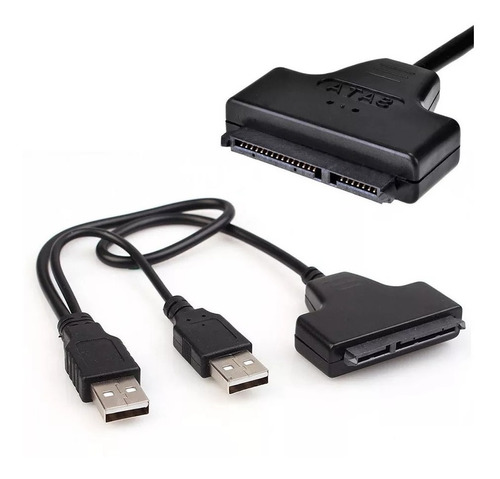 Cable Convertidor Sata A Usb 2.0 Para Disco Duro 2.5 Mm 