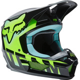 Casco Motocross Fox Niño  -yth V1 Trice