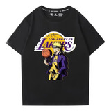 Camiseta De Manga Corta Creative Naruto Basketball Lakers