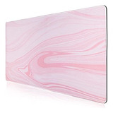 Tapete Para Mouse, Hapinest Marble Blush Pink Large Extended