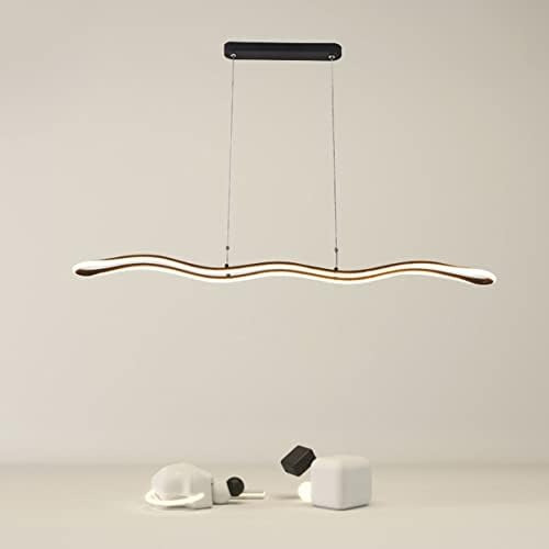 Lustre Pendente Ondulado Minimalista E Moderno Led 3 Em 1 