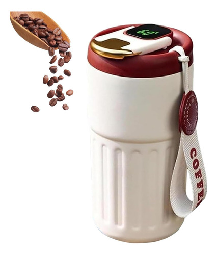 Termo Inteligente 450ml Termo Para Cafe Con Tapa Hermética