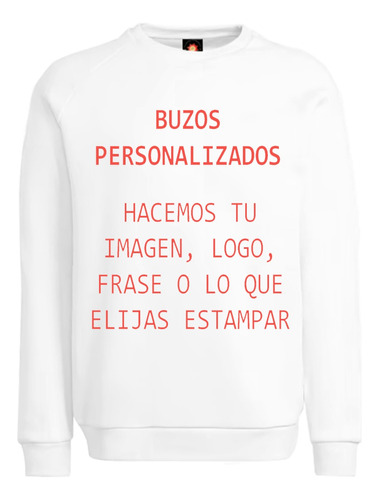 Buzo Estampado Varios Diseños Personalizada