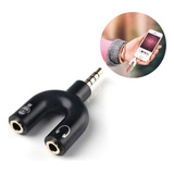 Adaptador Y Plug P2 X P3 Splitter Headset Fone Microfone