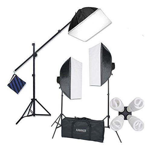 Kit De Iluminación Fotográfica Continua Softbox Iluminación