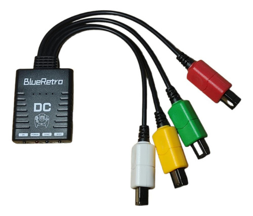 Blueretro Até 4 Controles Sem Fio Multi Plataforma Dreamcast