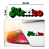 Calcomania Sticker Para Auto México Septiembre Tricolor