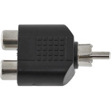 Plug Adaptador Gnr Entra 2 Rca Para 1 Rca Ha046