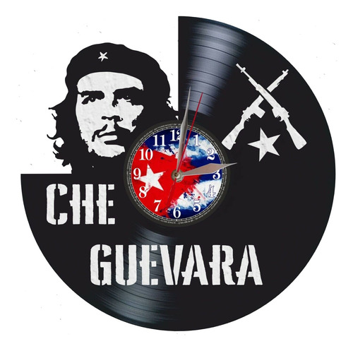 Reloj En Disco De Vinilo Lp / Che Guevara, Revolución Cuba