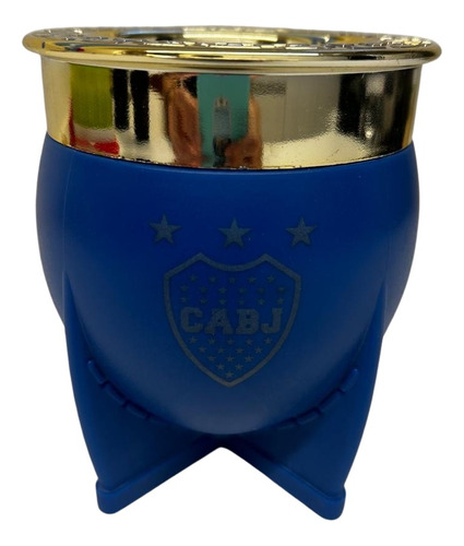 Matepampa Xl Boca Juniors Térmico Xeneize Cabj Azul Y Oro