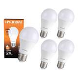 Pack X 5 Ampolletas Led E27 12w Luz Fria Luz Calida Luz Blanco Cálido