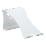 Suporte Porta Celular/caneta De Mesa - Alumínio - Branco