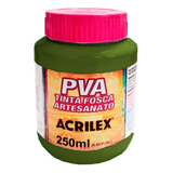 Pva Tinta Fosca Artesanato Verde Oliva 545 Acrilex 250ml