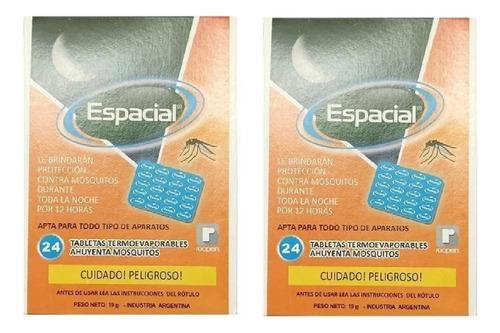 Tabletas Termoevaporable Para Mosquito Espacial 24 Pack X2u